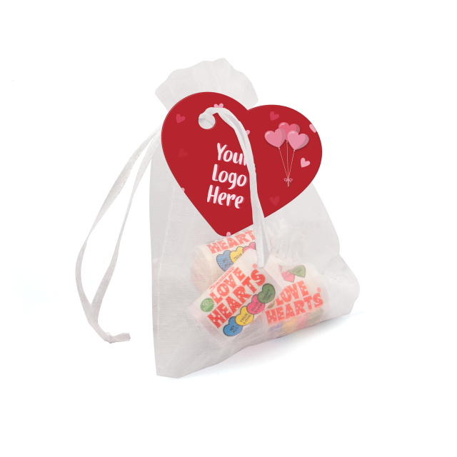 Valentines – Organza Bag – Love Hearts®