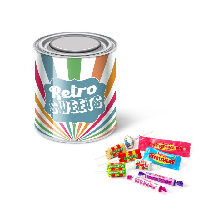 Large Paint Tin – Retro Sweets – Pick ‘n Mix Sweets