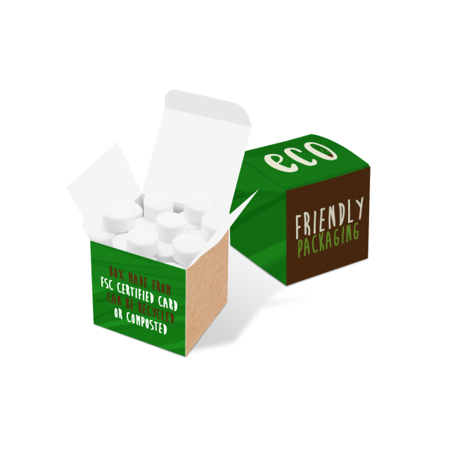 Eco Range – Eco Mini Cube Box – Midi Mints