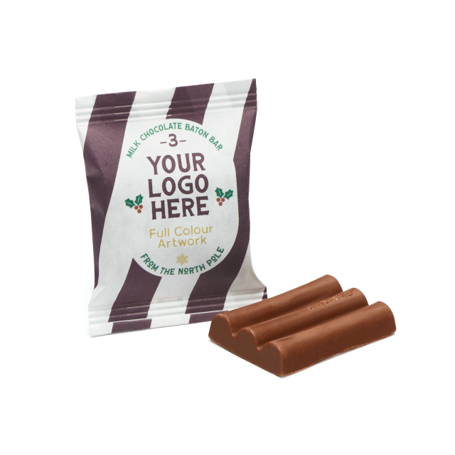 Winter Collection – 3 Baton Bar – Milk Chocolate² – 41% Cocoa