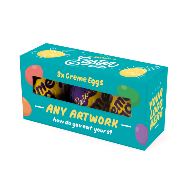 Easter – Eco Triple Egg Box – Creme Egg – x3