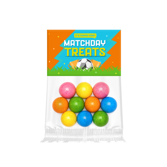 Matchday Treats – Eco Info Card – Bubblegum Balls